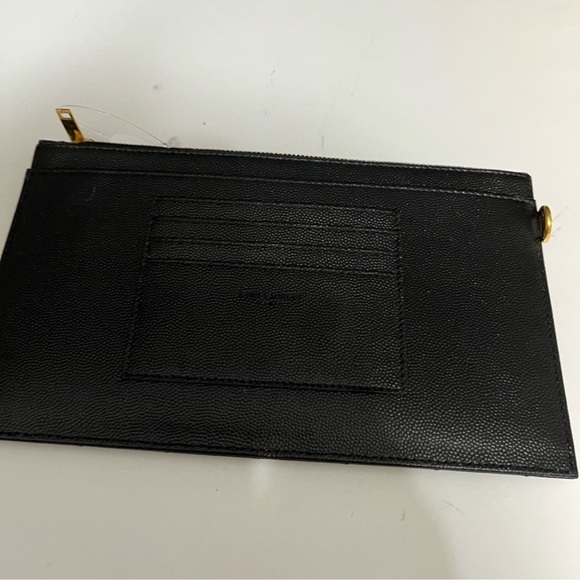 YSL Saint Laurent Monogram Matelassé Cassandra Leather Pouch - Picture 4 of 7